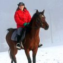Jaz in Rabiaa, žegnanje konj na Selah 2007