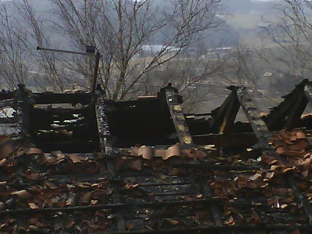 Požar stanovanjske hiše - Žekar 1.3.2009  - foto povečava