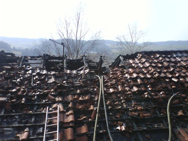 Požar stanovanjske hiše - Žekar 1.3.2009  - foto