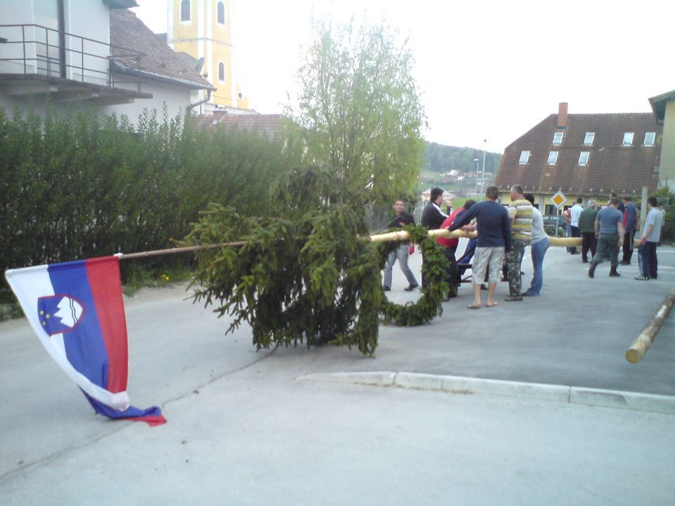 Postavljanje mlaja 2010 - foto povečava