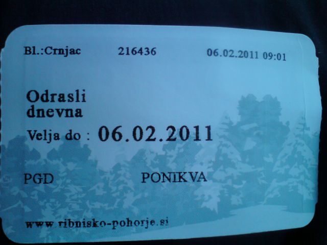 Smučanje PGD PONIKVA 2011 - foto