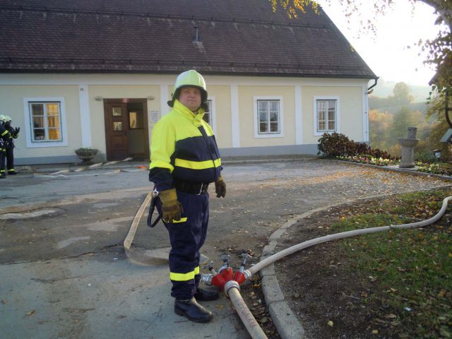 Vaja PGD Ponikva - Požar v Slomškovi hiši - foto