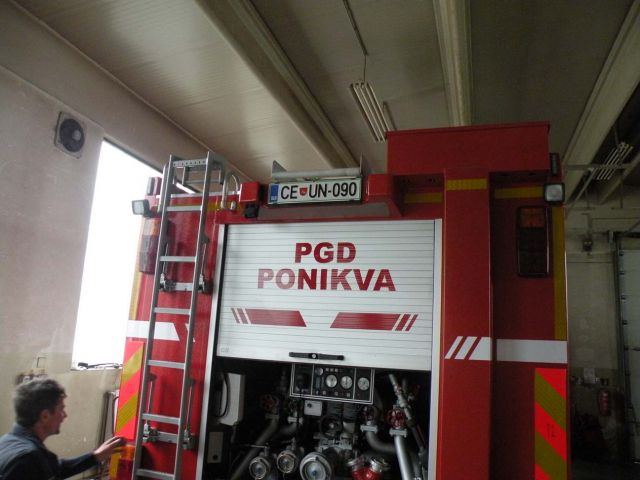 Prihod novega vozila GVC 16/25 na Ponikvo - foto