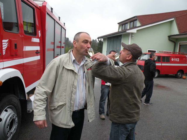 Prihod novega vozila GVC 16/25 na Ponikvo - foto