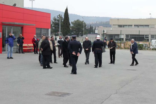 Prikaz praporščakov GZ Šentjur v Kopru - foto