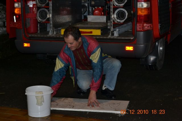 Čiščenje gasilskega doma - foto