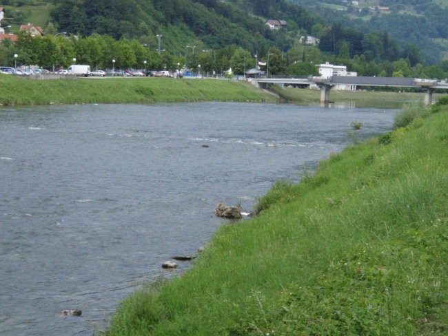 Savinja srečanje 5.7.2008 - trasa in zborno m - foto povečava