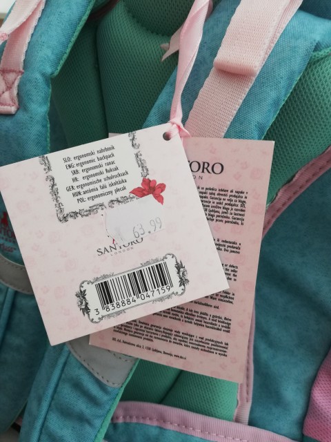 Nova šolska torba Santoro Gorjuss 35€ s ptt - foto