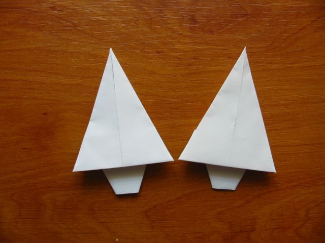 Origami smreka