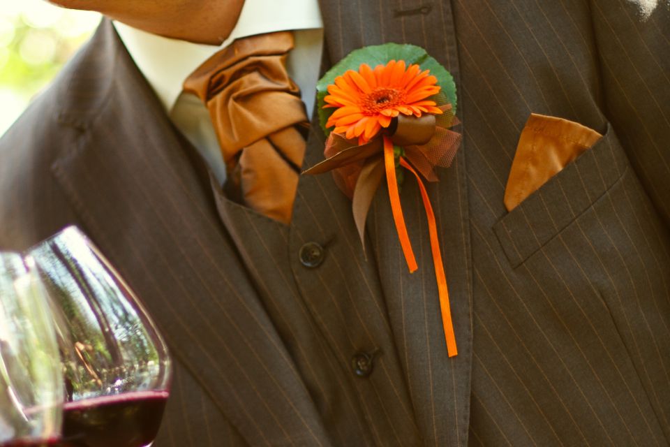 Svečana kravata in robček - foto povečava