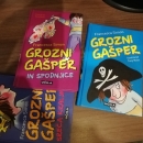 Tri knjigice Grozni Gašper - 10 € za komplet.