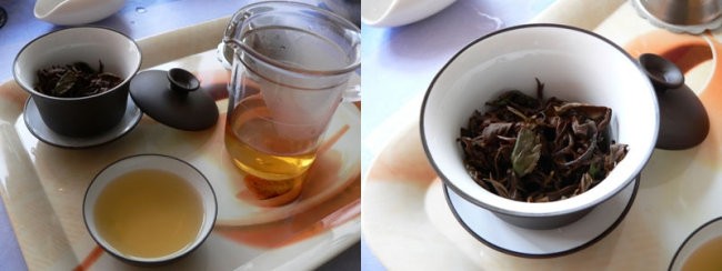 Drugi preliv: 
Čajni listi so se že odpirali,
čaj je zaživel v polnem okusu.
