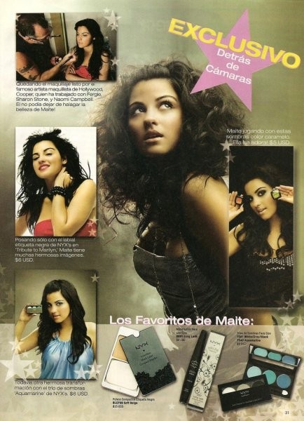 Reklama za  kozmetično družbo NYX Cosmetics - foto povečava