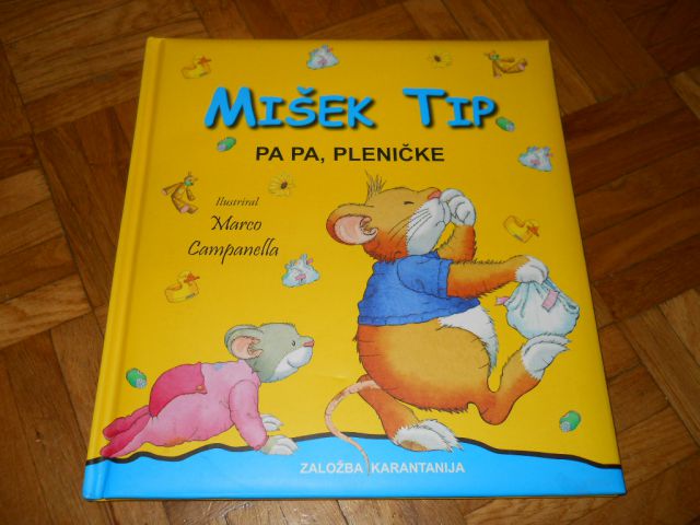 Knjiga  Mišek Tip: Pa pa pleničke
