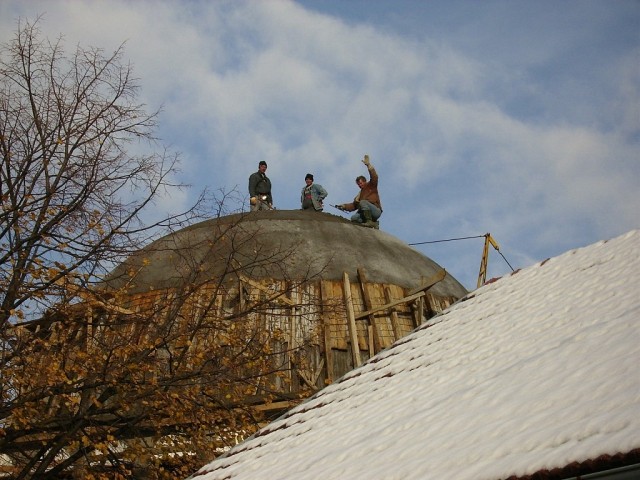 Uradjena kupola - foto