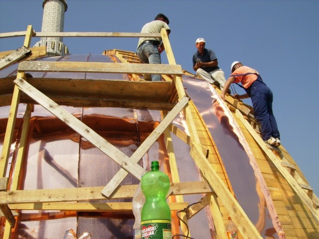 Postavljanje lima - foto