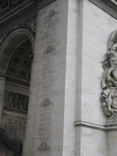 Paris: Arc De Triumpfe - neke od pobedničkih bitaka Francuske vojske