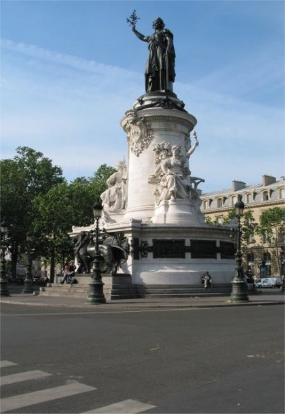 Paris: Republique square