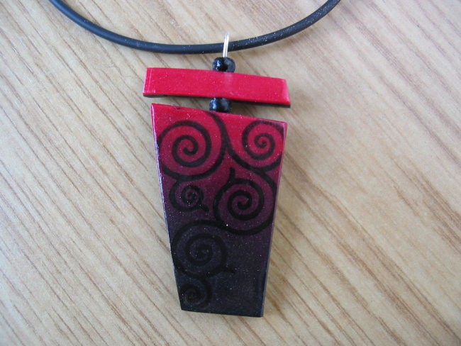 Fimo nakit -  polymer clay jewelry - foto povečava