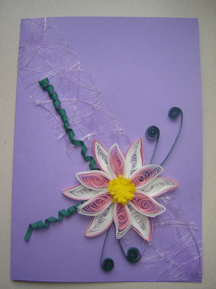 Quilling voščilnice - foto povečava