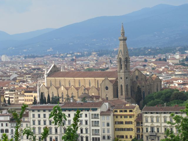 Piazzale Michelangelo, trg na griču nad Firencami