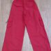 rdeče prehodne hlače 116, brezhibne, 3 eur