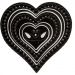 Nellie's Multi Frames Dies - Heart Lace