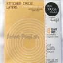 Memory Box Stitched Circle Layers