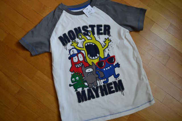 št.116 majica monster- 5€