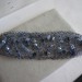 Zapestnica iz pletene žice s kamni Swarovski in perlami