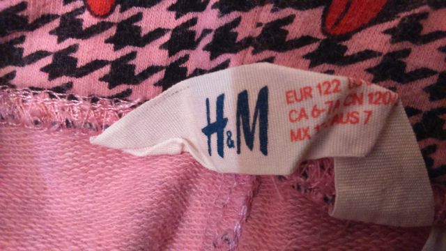 H&m hlačke+ majčka komplet 110/116, 12€