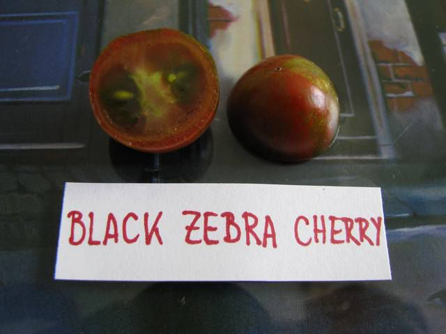 Black Zebra Cherry - cut