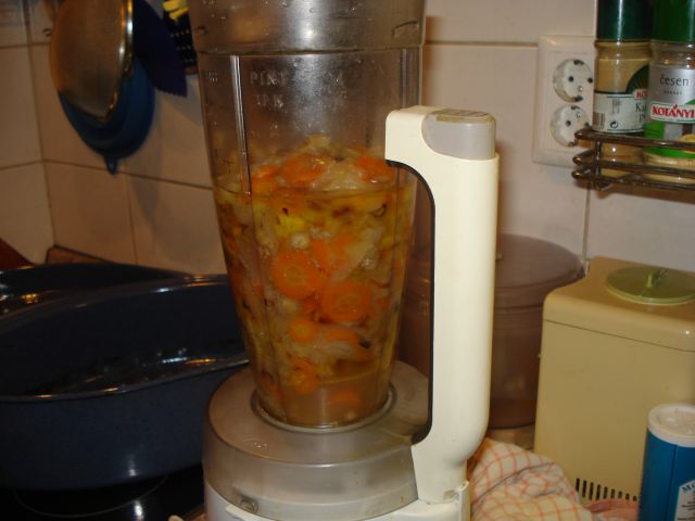 Pečena zelenjava za pljučno v lovski omaki