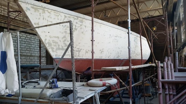 Obnova barke Gib'Sea 114 - foto