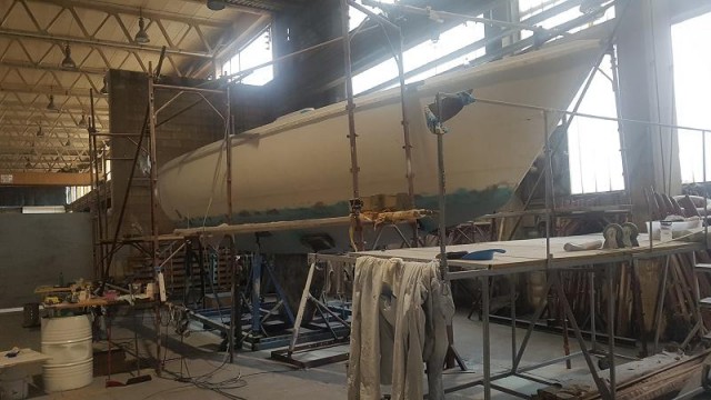 Obnova barke Gib'Sea 114 - foto