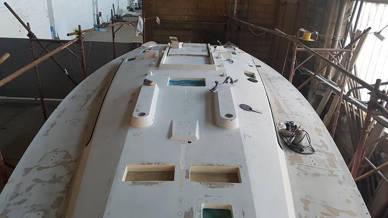 Obnova barke Gib'Sea 114 - foto povečava