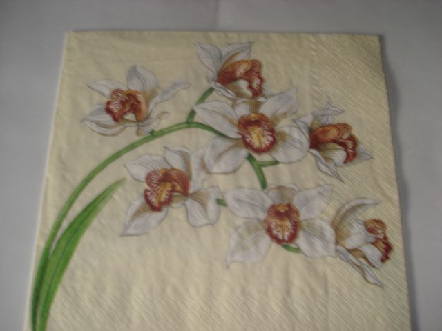 Servetki-orhideje - foto
