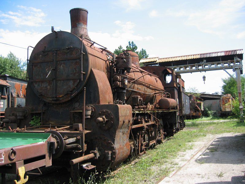 Povezava med lokomotivo in tenderjem - foto povečava