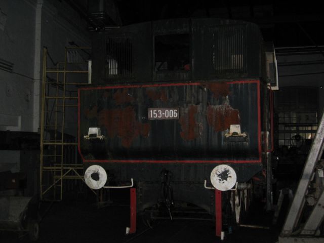 Parna lokomotiva 153-006 - foto