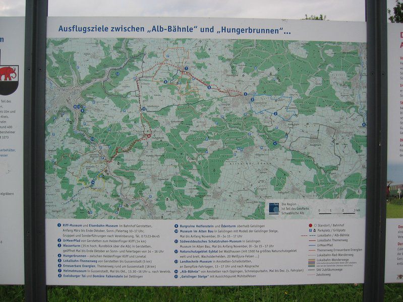Potepanje po progi Amstetten - Gerstetten - foto povečava