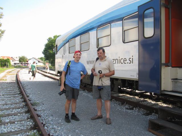 Posebni vlak v G. Radgono na sejem AGRA 2011 - foto