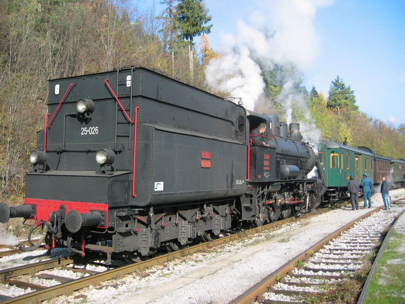 Martinova vožnja muzejskega vlaka 12.11.2011 - foto povečava