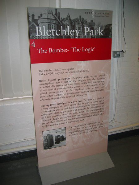 Bletchley Park in Enigma - foto povečava