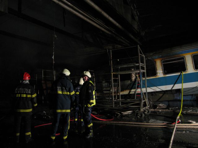 Požar CD Ptuj - foto