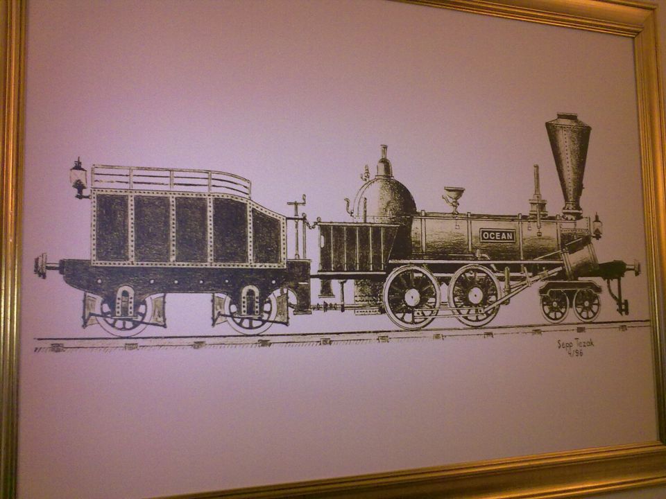 lokomotiva ocean iz  leta 1864