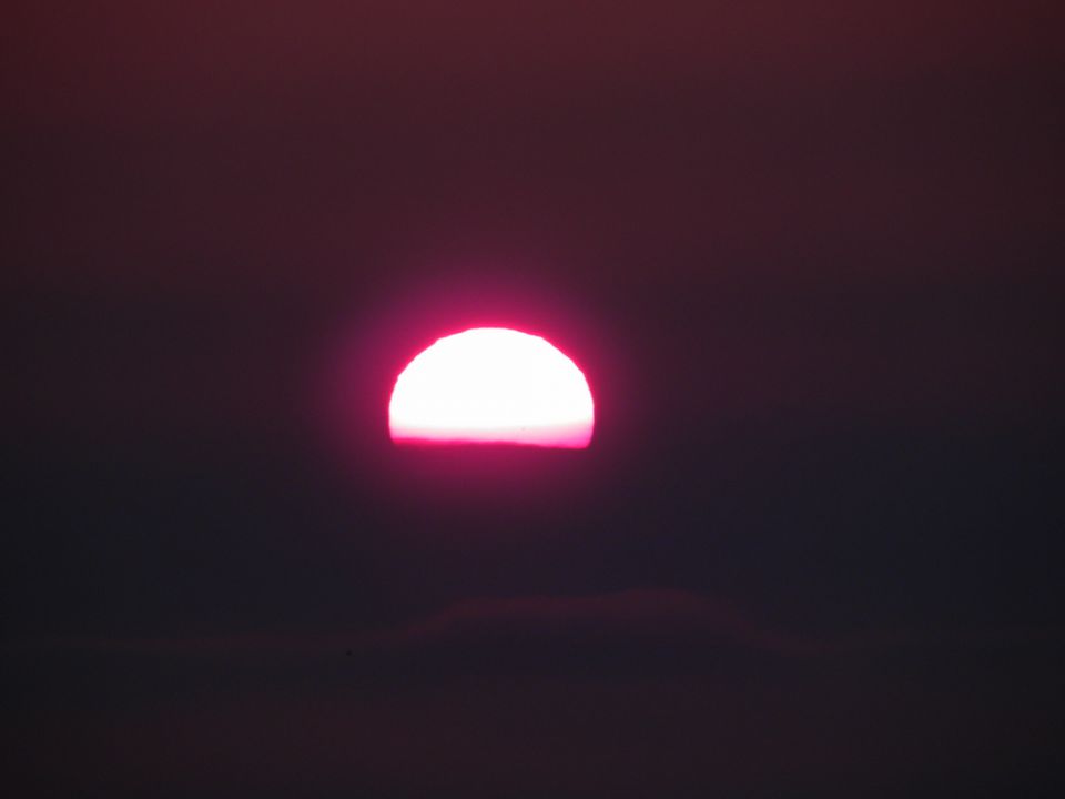 Sončni vzhod - foto povečava