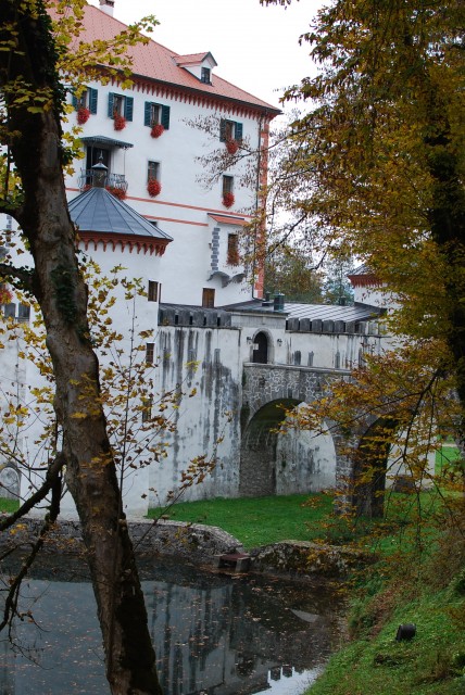 Cerkniško jezero, grad Snežnik - foto