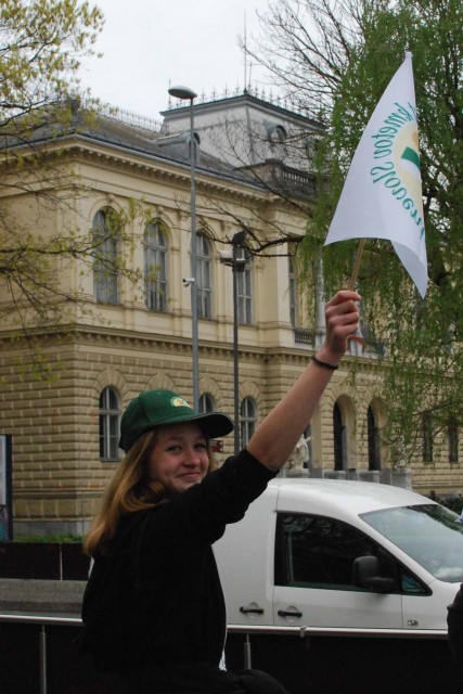 Protest s traktorji - foto