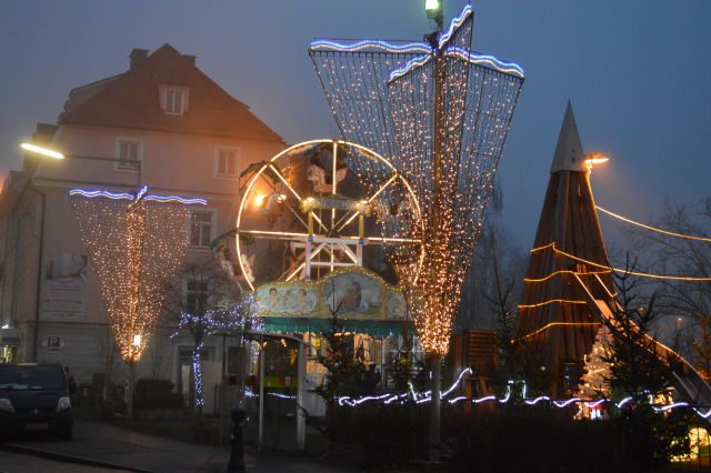 Božični Graz v megli - foto