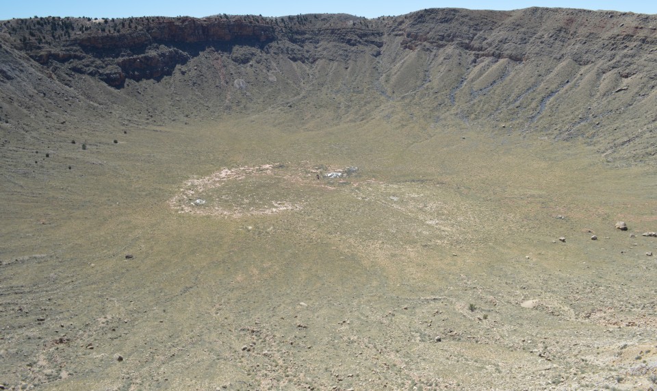 Potep po zda -meteor krater - foto povečava